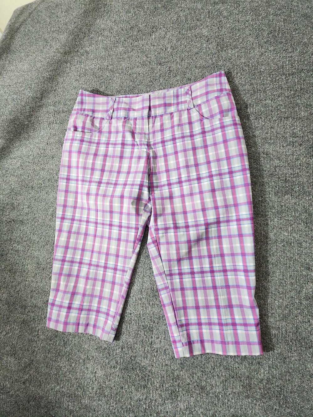 Adidas Climalite Plaid Golf Shorts Size 6